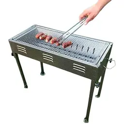 Мангал складаний з ніжками BARBECUE (CA-03-1) (Ш300/Д660/В600) (+решітка, протвень, щипці)