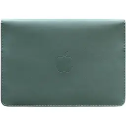 Шкіряний чохол-конверт BlankNote на магнітах для MacBook 14 Бірюзовий