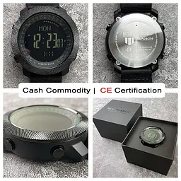 Тактичний чоловічий наручний годинник North Edge Apache 3 (Silicone) - мініатюра 2