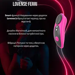 Смарт-вібратор у трусики Lovense Ferri з дистанційним керуванням для дискретної стимуляції - мініатюра 2