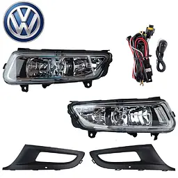 Протитуманні фари для Volkswagen Polo 5 2010-2014 H8-12V 35W з проводкою Комплект (VW-369)