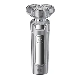 Електробритва Xiaomi Enchen X2, Silver, час заряджання акумулятора 1.5 година, час роботи від акумулятора 60 хв, індикатор заряджання, плаваючі голівки, турборежим