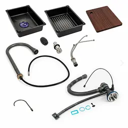 Кухонна мийка Platinum HANDMADE 75*45D (SP000039678) - мініатюра 11