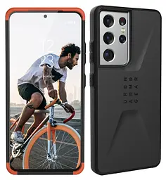 Чохол оригінальний протиударний UAG Civilian Original (21283D114040) Samsung Galaxy S21 Ultra (6.9") Black - мініатюра 3