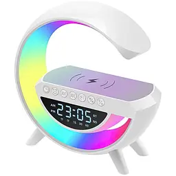 Bluetooth-колонка світильник із бездротовою зарядкою світильник нічник G-Smart 5W BT 3401