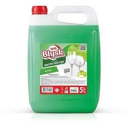 Засіб для миття посуду SUPER BLYSK 5л Apple (каністра HDPE)