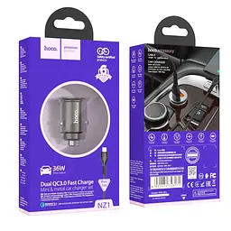Автомобільне зарядне пристрій 36W QC3.0 XPRO NZ1 (37369-01_224) - мініатюра 4