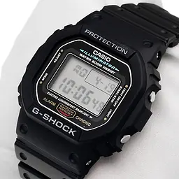 Протиударні годинники чоловічі наручні оригінальні японські Casio G-Shock DW-5600E-1VER з полімерним ремінцем - мініатюра 2