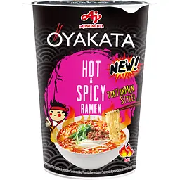 Суп швидкого приготування Oyakata Ramen Hot & Spicy 63 г