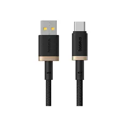 Дата кабель USB AM to USB-C 1.0m 60W black/gold Baseus (P10377802U01-00) - миниатюра 2
