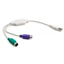 Кабель для передачі даних USB to PS/2 Vinga (VCPUSB2PS2) - мініатюра 1