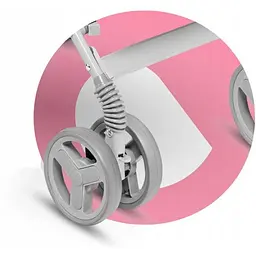 Коляска прогулянкова Lionelo Elia Tropical Pink, рожевий (LO-ELIA TROPICAL PINK) - мініатюра 5