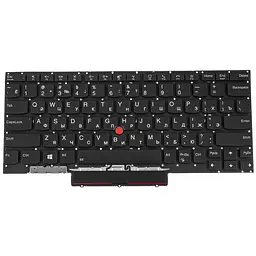 Клавіатура для ноутбука LENOVO (ThinkPad: X1 Nano gen 1) rus, black, без фрейму, підсвічування клавіш - мініатюра 2