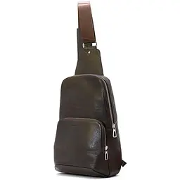 Шкіряна сумка-слінг Grande Pelle 31х20х7 см sum0025545