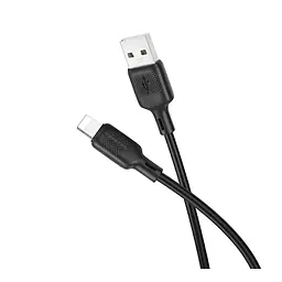 Кабель синхронізації Borofone BX113 Silicone 2.4A USB-A to Lightning 2 м Black (35583_3346746) - мініатюра 4