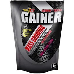 Гейнер Power Pro Mass Growing Gainer Лісові ягоди 1 кг