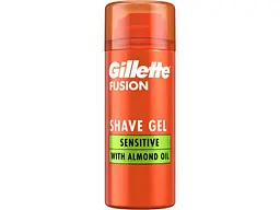 Гель для гоління GILLETTE 75мл Fusion Для чутливої шкіри для чоловіків