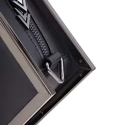 Сумка для секс-іграшок LOCKINK Mysterious Square Kink Bag, чорна, набір для бондажу в комплекті - мініатюра 3
