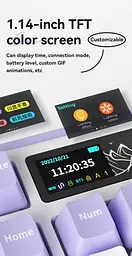 Клавіатура Ajazz AK980 Clear Sky Switch Black-Gray-Yellow (AK980-CS-BGY) - мініатюра 5