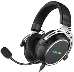 Ігрова гарнітура HATOR Hypergang 3 Hi-Res USB7.1 Black (ESH50) - мініатюра 2