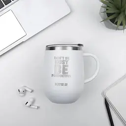 Термокружка Kite Be productive 360 мл біла (K22-378-03-1) - мініатюра 4
