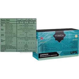 Пристрій безперебійного живлення Vinga LED 800VA metal case with USB (VPE-800MU) - мініатюра 12