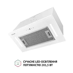 Витяжка повновбудована Perfelli BIS 5684 WH 1000 LED - мініатюра 3