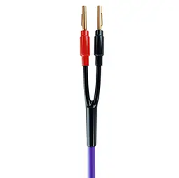 Акустичний кабель 1,5mm2 Banana plugs Melodika MDSC-1520 Purple Speaker cable 2m - мініатюра 2