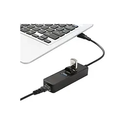 Концентратор Dynamode USB 3.0 Type-A - RJ45 Gigabit Lan, 3*USB 3.0 (USB3.0-Type-A-RJ45-HUB3) - мініатюра 7