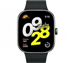 Розумний годинник Xiaomi Redmi Watch 4 BHR7854GL Obsidian Black чорний - мініатюра 2