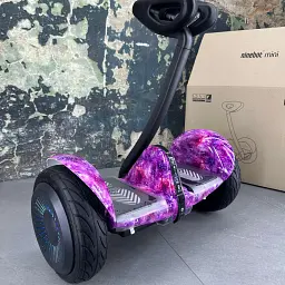 Гіроскутер Ninebot Mini З Ручкою Фіолетовий космос - мініатюра 5