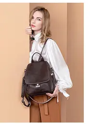 Сумка Italian Bags Luis 30х26х16 см Коричневий (id_1422) - мініатюра 2