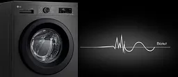 LG Пральна машина фронтальна, 6.5кг, 1200, В, 44см, - мініатюра 4