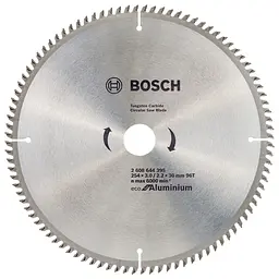 Диск пиляльний Professional Eco for Aluminium 254x3x30-96T Bosch hoz0013980