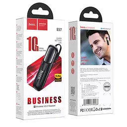 Bluetooth-гарнітура Hoco E57 Essentia Bluetooth Headset (Black) [73929] - мініатюра 6