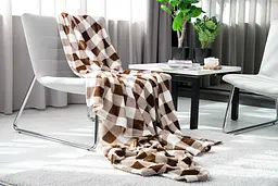 Плед Ardesto Flannel 160х200 см клітинка бежевий (ART0103PB) - мініатюра 6