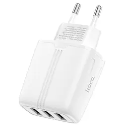 Зарядний пристрій блок Hoco N15 Amazing 3 USB-виходи - мініатюра 4