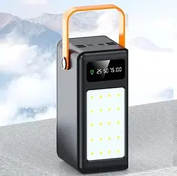 Портативний зовнішній акумулятор Bilintong 80000mAh Power Bank + Led лампа - мініатюра 2