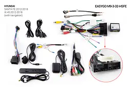 Штатна автомагнітола EasyGo M9-3-32-HSFE Hyundai Santa Fe, iX-45 2012-2018 - мініатюра 5