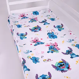 Простирадло MirSon Ranforce Elite Cute Stitch White 200x220 см (2200012553268)