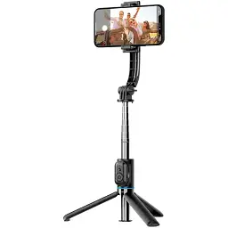 Селфі-монопод WiWU Detachable Tripod Selfie Stick Black (Wi-SE001) [96892] - мініатюра 4