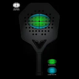 Ракетка для падел тенісу Stiga Racket 18K Cybershape (2202-1701-03) - мініатюра 10