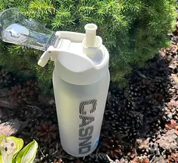 Спортивна пляшка для води Casno KXN-1247 1 л White - мініатюра 3