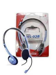 Гарнітура Genius HS-02B 3.5 мм Blue (31710037100)