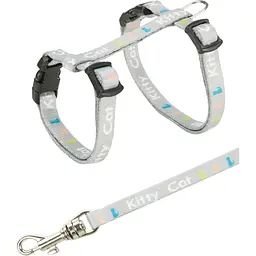 Шлея з повідцем для кошенят Trixie Kitty Cat нейлон 21-33х0.8х120 см 1 наб., в асортименті - мініатюра 5