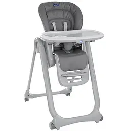 Стільчик для годування Chicco Polly Magic сірий (87162.40.05)