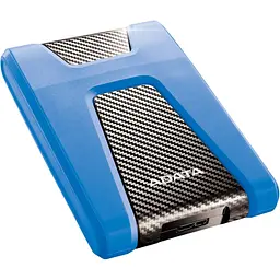 Зовнішній жорсткий диск ADATA DashDrive Durable HD650 2TB Blue (AHD650-2TU31-CBL) [118125] - мініатюра 2