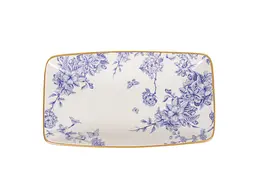 Набір блюд Alba ceramics Butterfly 3 шт. білий з синім (769-004) - мініатюра 4