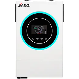 Гібридний сонячний інвертор SAKO Sunon V 6.5 кВт/48 В+120 А MPPT (42-00165) [175674]