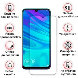 Захисне скло BeCover для Poco M2 / Poco M3 Clear (705665) - мініатюра 2
